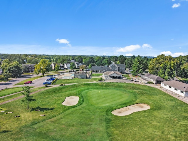 103 Snap Hook Ct, Georgetown, KY 40324 - aerial perspective of suburban area with a golf course and a tree filled landscape