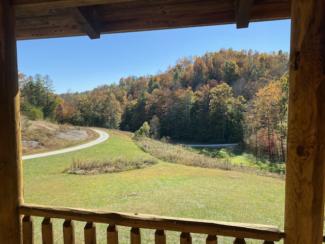 431 Harold Luke Rd, Campton, KY 41301 - view of grassy yard featuring a forest view