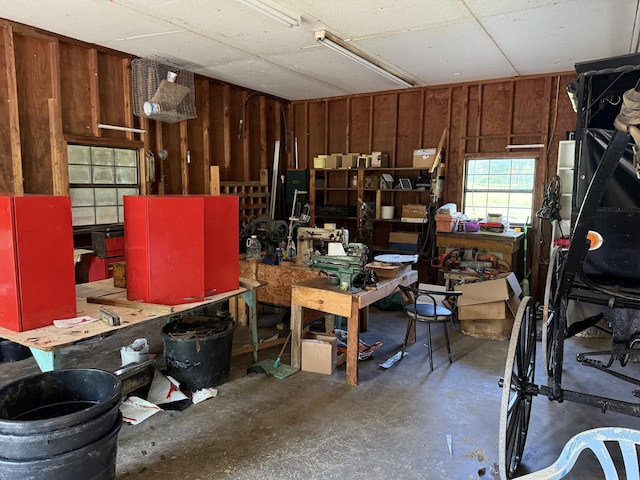 1034 Duncan Valley Rd, Monticello, KY 42633 - garage featuring a workshop area