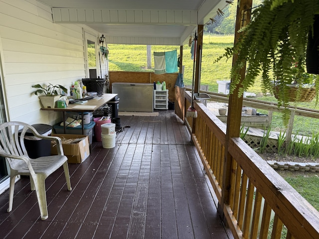 1034 Duncan Valley Rd, Monticello, KY 42633 - view of wooden deck