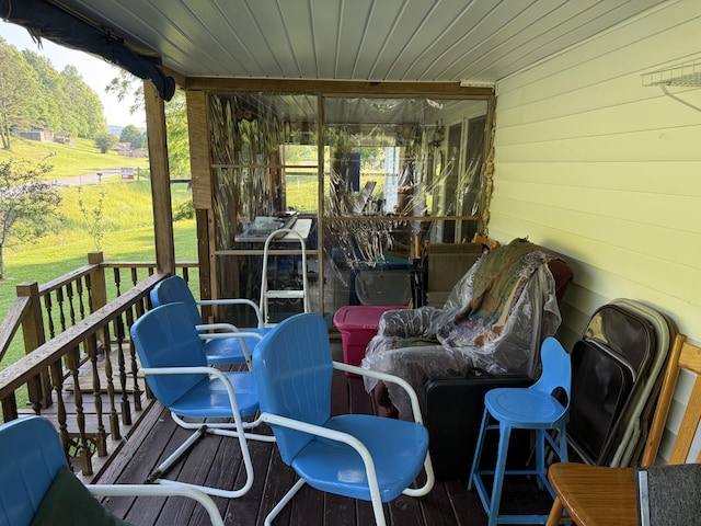 1034 Duncan Valley Rd, Monticello, KY 42633 - deck with a yard