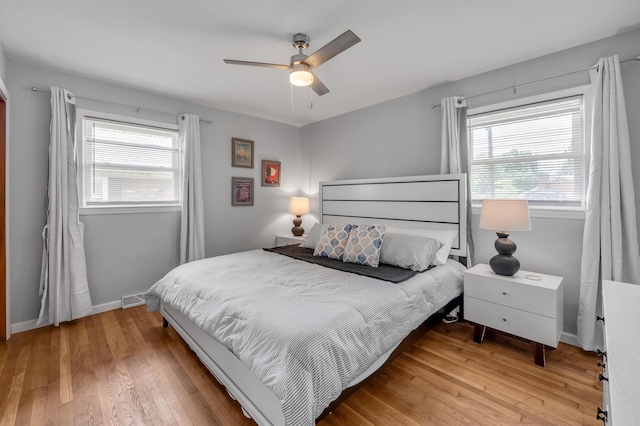 1626 Raleigh Rd, Lexington, KY 40505 - bedroom featuring light wood-style flooring and ceiling fan