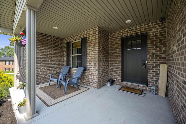 504 Martin Dr, Richmond, KY 40475 - entrance to property featuring brick siding and a porch