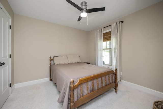 504 Martin Dr, Richmond, KY 40475 - carpeted bedroom with baseboards and a ceiling fan