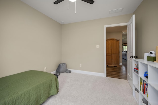 504 Martin Dr, Richmond, KY 40475 - carpeted bedroom with baseboards and a ceiling fan
