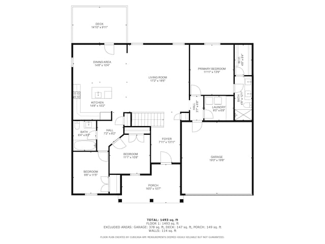 504 Martin Dr, Richmond, KY 40475 - home floor plan