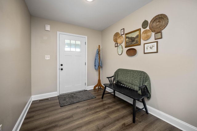 504 Martin Dr, Richmond, KY 40475 - entrance foyer with dark wood finished floors and baseboards
