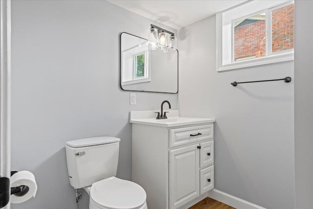 113 Buckwood Dr, Richmond, KY 40475 - bathroom featuring vanity, toilet, and baseboards