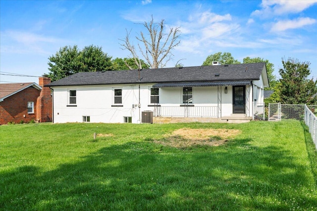 113 Buckwood Dr, Richmond, KY 40475 - rear view of property with central AC