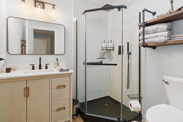 21 Vicki St, Nancy, KY 42544 - full bath featuring toilet, vanity, and a shower stall
