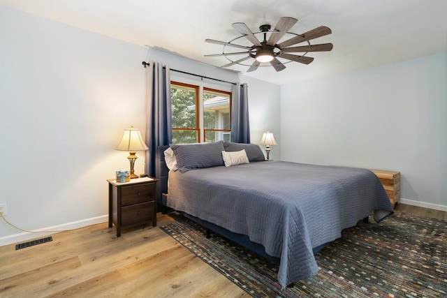 21 Vicki St, Nancy, KY 42544 - bedroom with light wood finished floors, baseboards, and ceiling fan