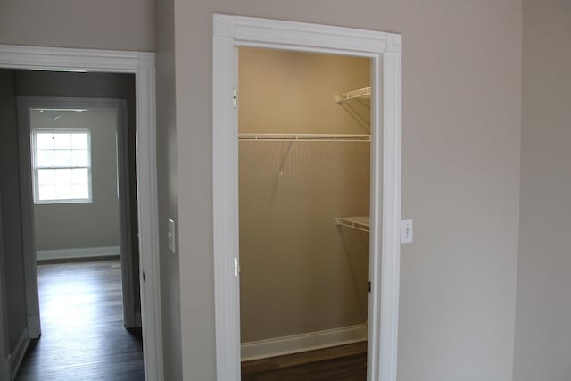 178 Ridgewater Dr, Somerset, KY 42503 - corridor with dark wood-type flooring and baseboards