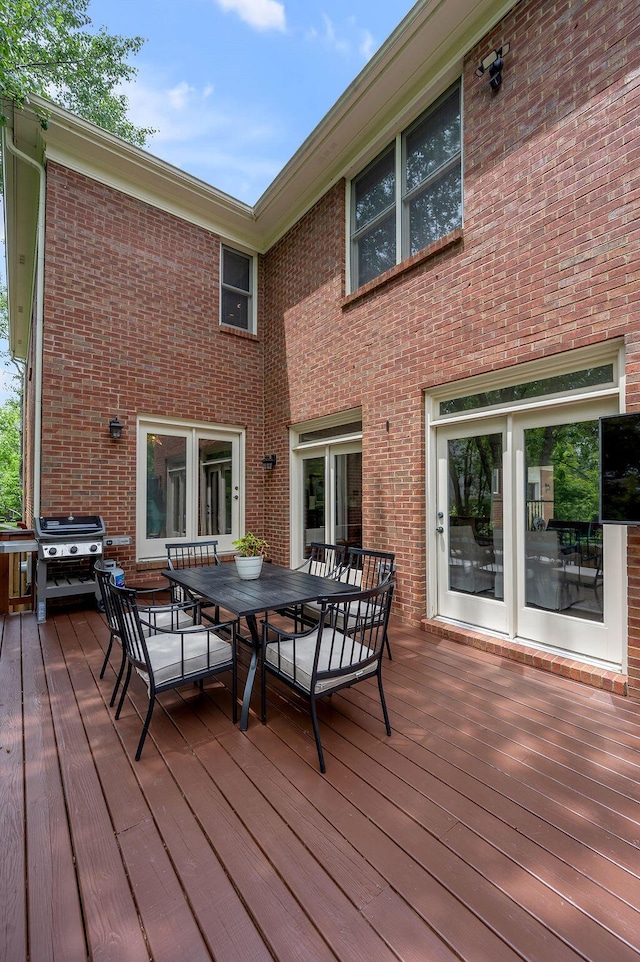 2245 Abbeywood Rd, Lexington, KY 40515 - wooden terrace featuring outdoor dining area
