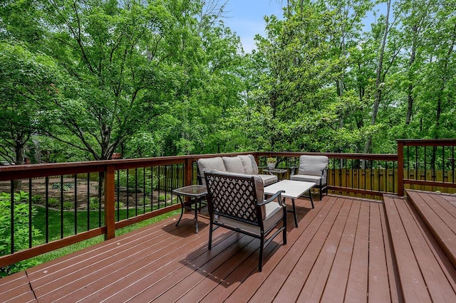 2245 Abbeywood Rd, Lexington, KY 40515 - wooden deck with outdoor lounge area