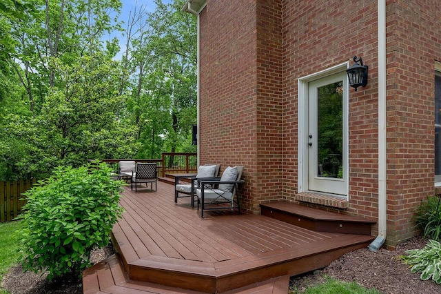 2245 Abbeywood Rd, Lexington, KY 40515 - view of wooden deck