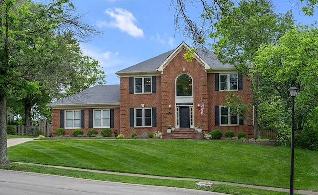 2245 Abbeywood Rd, Lexington, KY 40515 - colonial house featuring brick siding