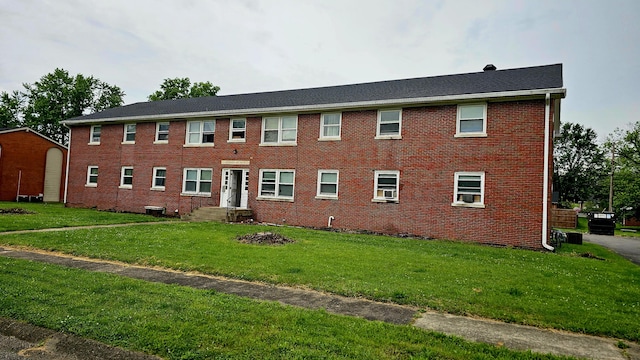 1117 Pawnee Trl, Georgetown, KY 40324 - view of front of house featuring a front lawn and brick siding