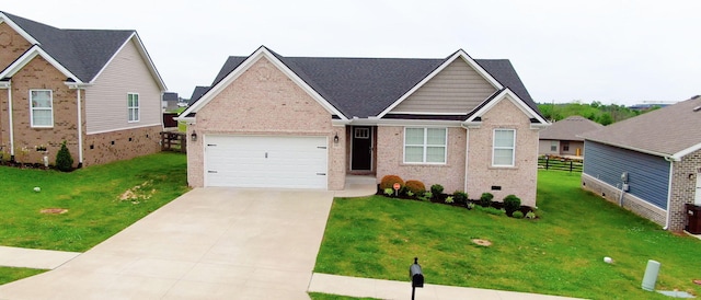 345 Memory Ln, Richmond, KY 40475 - view of front facade featuring driveway, brick siding, and a garage