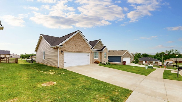 345 Memory Ln, Richmond, KY 40475 - traditional-style home with brick siding, an attached garage, driveway, and roof with shingles