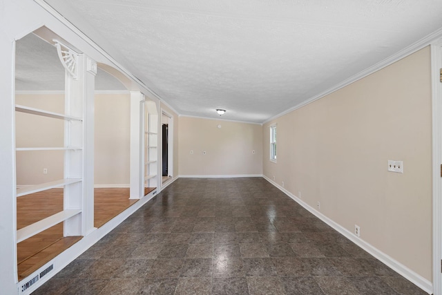 1780 Ballard Rd, Lawrenceburg, KY 40342 - spare room with a textured ceiling and ornamental molding