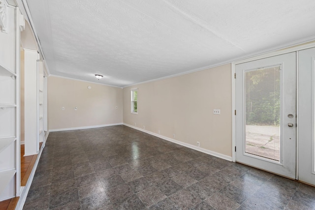 1780 Ballard Rd, Lawrenceburg, KY 40342 - unfurnished room with a textured ceiling and crown molding