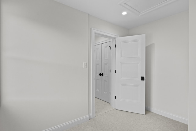 3521 Harper Woods Ln, Lexington, KY 40515 - unfurnished bedroom featuring baseboards, recessed lighting, light carpet, and a closet