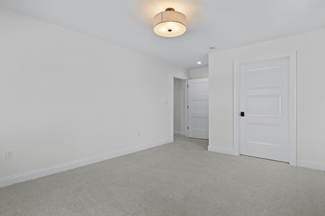 3521 Harper Woods Ln, Lexington, KY 40515 - unfurnished bedroom featuring light colored carpet, baseboards, and recessed lighting