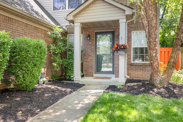 1748 Chandler Ln, Lexington, KY 40504 - doorway to property featuring brick siding