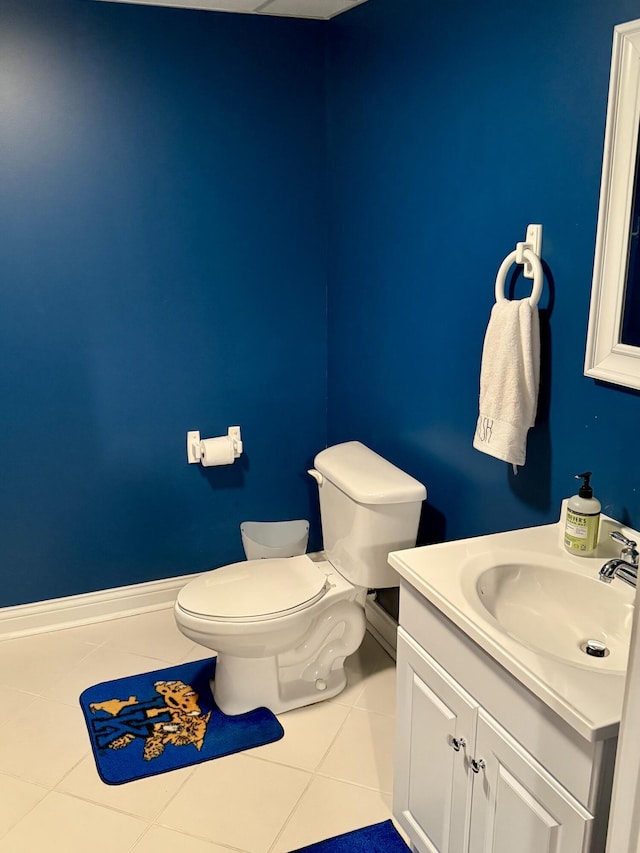 4516 Clubhouse Dr, Lexington, KY 40514 - bathroom featuring toilet, vanity, and tile patterned floors
