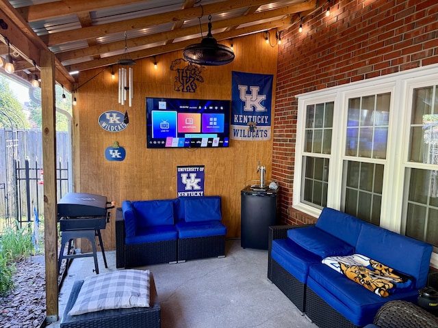 4516 Clubhouse Dr, Lexington, KY 40514 - view of patio / terrace with an outdoor living space and grilling area