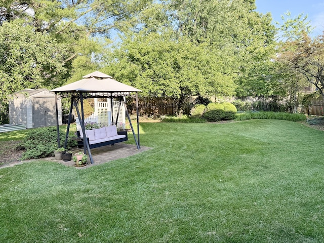4516 Clubhouse Dr, Lexington, KY 40514 - view of yard featuring a gazebo and a patio