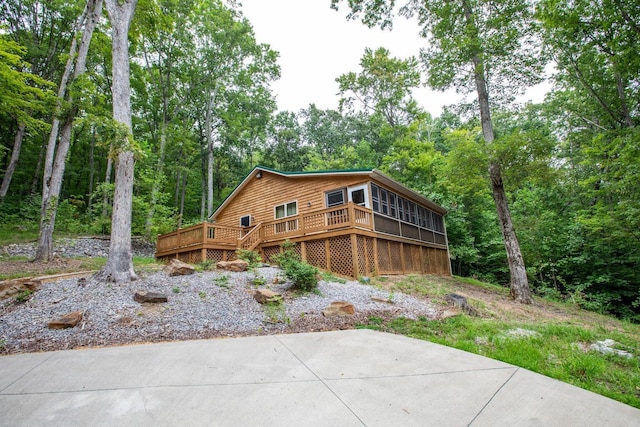 1150 Haynes Knob Rd, Somerset, KY 42501 - view of front of home featuring a deck
