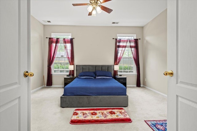2713 Ella Rae Ct, Lexington, KY 40511 - carpeted bedroom featuring baseboards and a ceiling fan