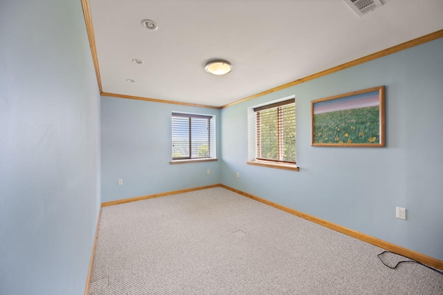 1636 Green Hill Estates Rd, Monticello, KY 42633 - carpeted empty room with ornamental molding and baseboards