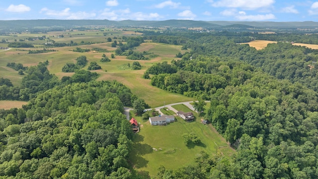 1636 Green Hill Estates Rd, Monticello, KY 42633 - aerial view of property's location featuring a heavily wooded area