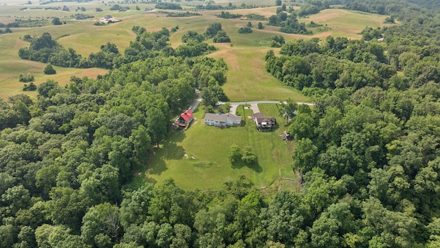 1636 Green Hill Estates Rd, Monticello, KY 42633 - aerial view of property's location with a heavily wooded area and rural landscape