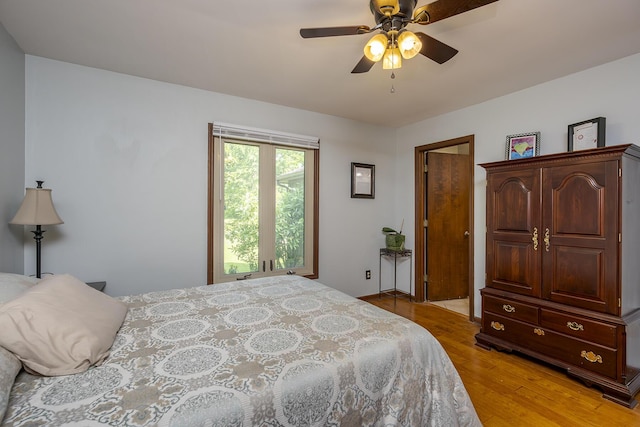 301 Atwood Dr, Lexington, KY 40515 - bedroom featuring light wood-type flooring and ceiling fan