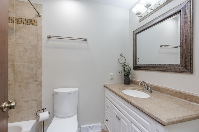 301 Atwood Dr, Lexington, KY 40515 - full bathroom with vanity, toilet, and tub / shower combination