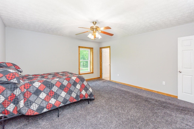 2200 Kays Branch Rd, Owenton, KY 40359 - carpeted bedroom with baseboards and ceiling fan
