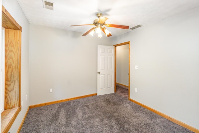 2200 Kays Branch Rd, Owenton, KY 40359 - unfurnished room featuring ceiling fan, carpet floors, and baseboards