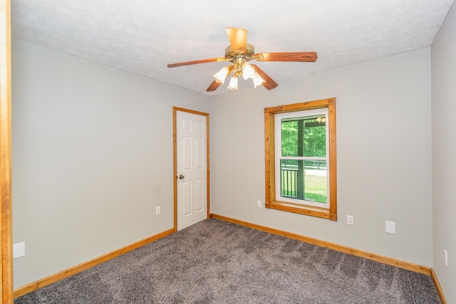 2200 Kays Branch Rd, Owenton, KY 40359 - carpeted empty room with baseboards and a ceiling fan