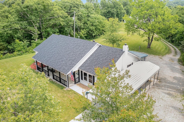 2200 Kays Branch Rd, Owenton, KY 40359 - aerial view of property and surrounding area