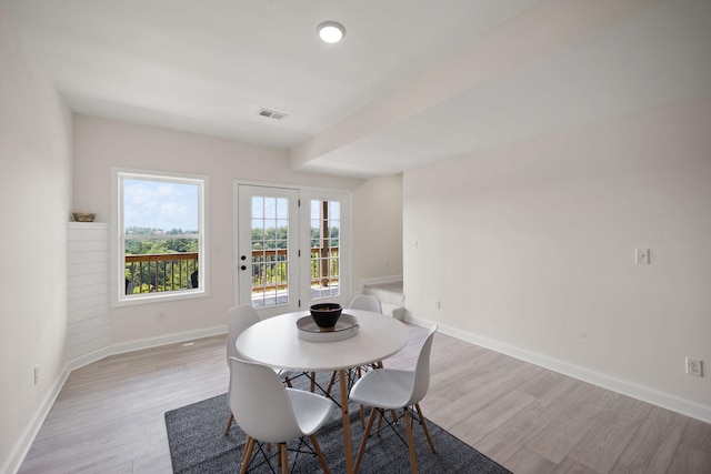 877 Hideaway Dr, Somerset, KY 42503 - dining room featuring light wood-style flooring and baseboards