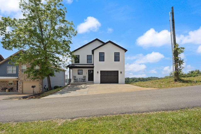 877 Hideaway Dr, Somerset, KY 42503 - view of front of home with concrete driveway and a garage