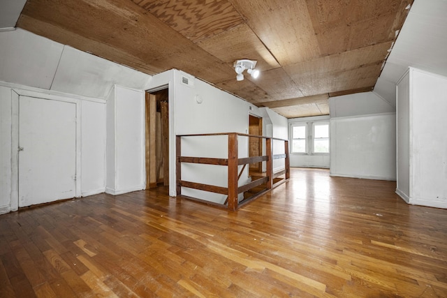 2465 Talmage-Mayo Rd, Harrodsburg, KY 40330 - additional living space with wood-type flooring, wooden ceiling, and lofted ceiling