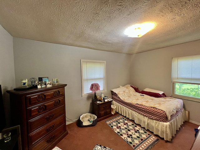 2369 Big Cave Rd, Mount Vernon, KY 40456 - carpeted bedroom featuring a textured ceiling