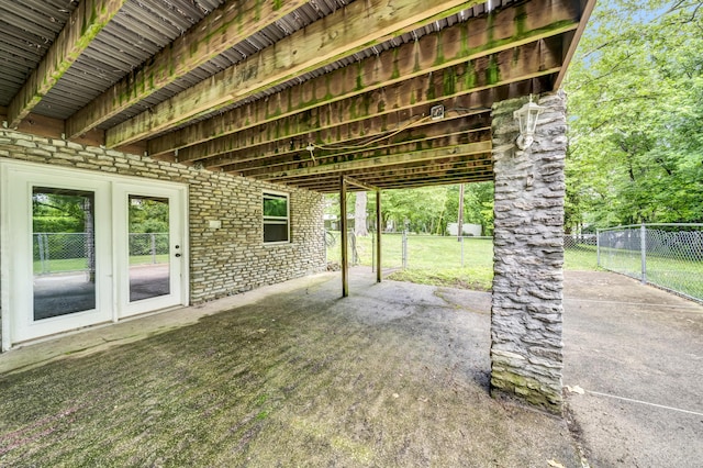399 Stonecrest Rd, Winchester, KY 40391 - view of patio / terrace with french doors