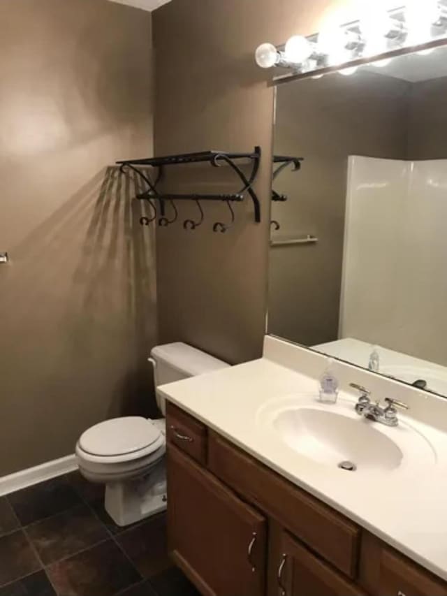 4019 Jodis Way, Somerset, KY 42503 - full bath with toilet, vanity, and tile patterned floors