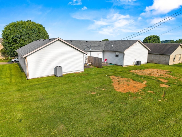 4019 Jodis Way, Somerset, KY 42503 - back of house with cooling unit and a yard