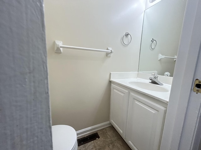 3154 High Ridge Dr, Lexington, KY 40517 - bathroom with vanity, toilet, and tile patterned flooring
